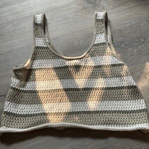 Knit crop top